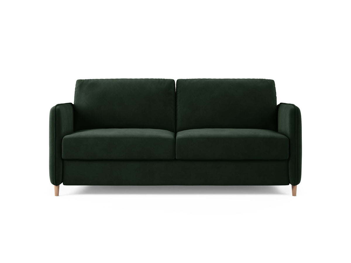 3-Sitzer Sofa mit Schlaffunktion Simo in Bottle Green-Salvador präsentiert im Onlineshop von KAQTU Design AG. Bettsofa ist von Micadoni