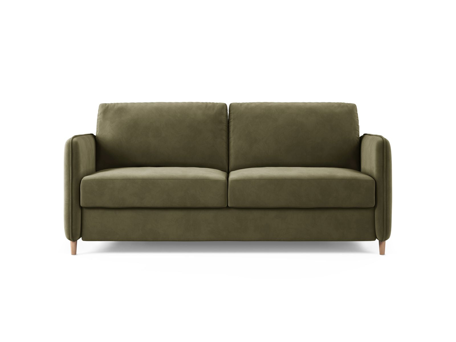 3-Sitzer Sofa mit Schlaffunktion Simo in Green-Salvador präsentiert im Onlineshop von KAQTU Design AG. Bettsofa ist von Micadoni