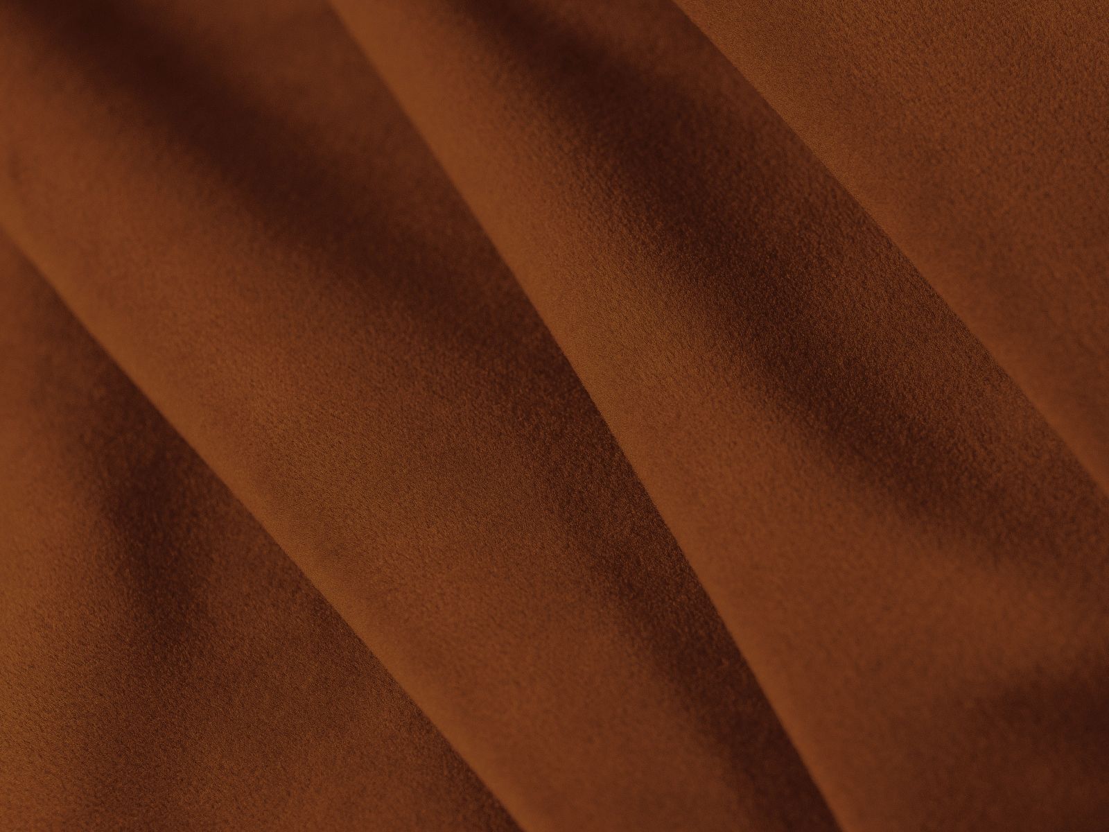 Stylisches 3-Sitzer Sofa Simo in elegantem Terracotta, ideal für entspannte Stunden und als praktisches Schlafsofa für Gäste.
