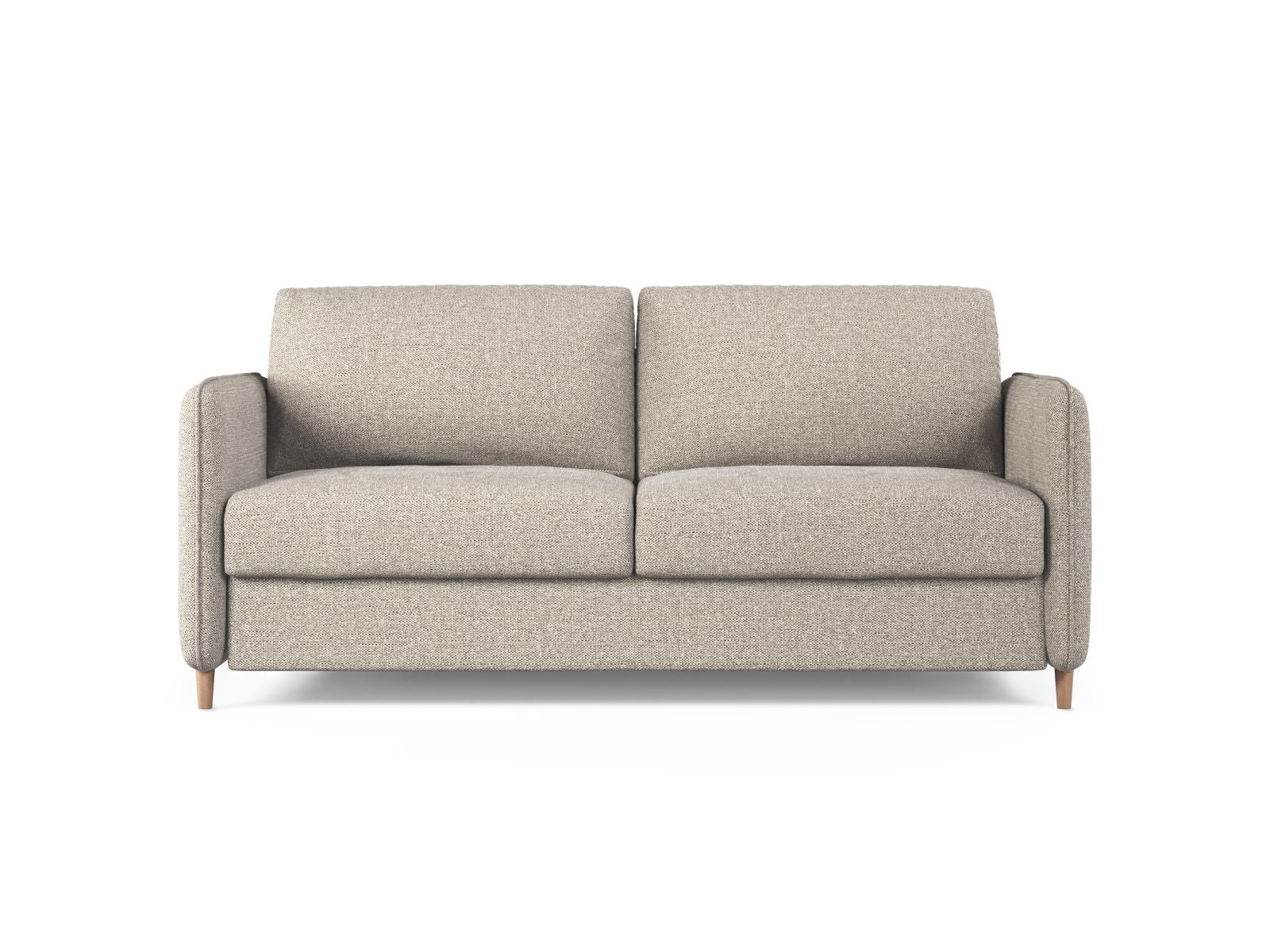 3-Sitzer Sofa mit Schlaffunktion Simo in Sand-Babel präsentiert im Onlineshop von KAQTU Design AG. Bettsofa ist von Micadoni