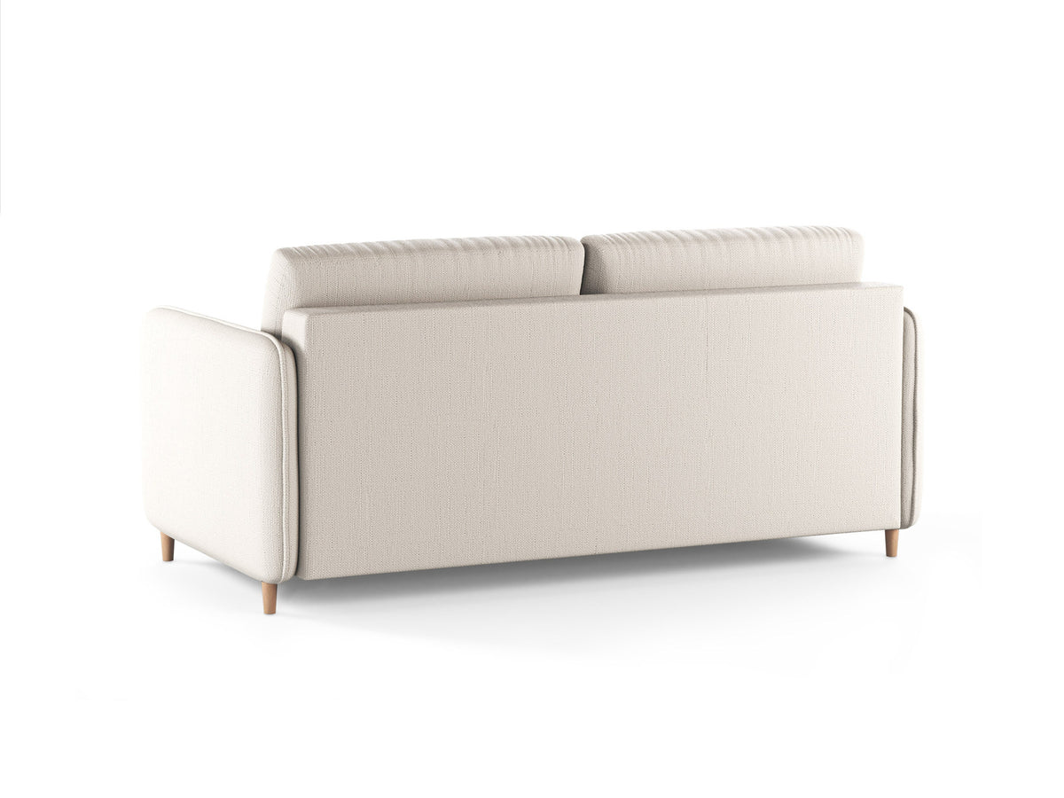 3-Sitzer Sofa mit Schlaffunktion Simo in White-Babel präsentiert im Onlineshop von KAQTU Design AG. Bettsofa ist von Micadoni