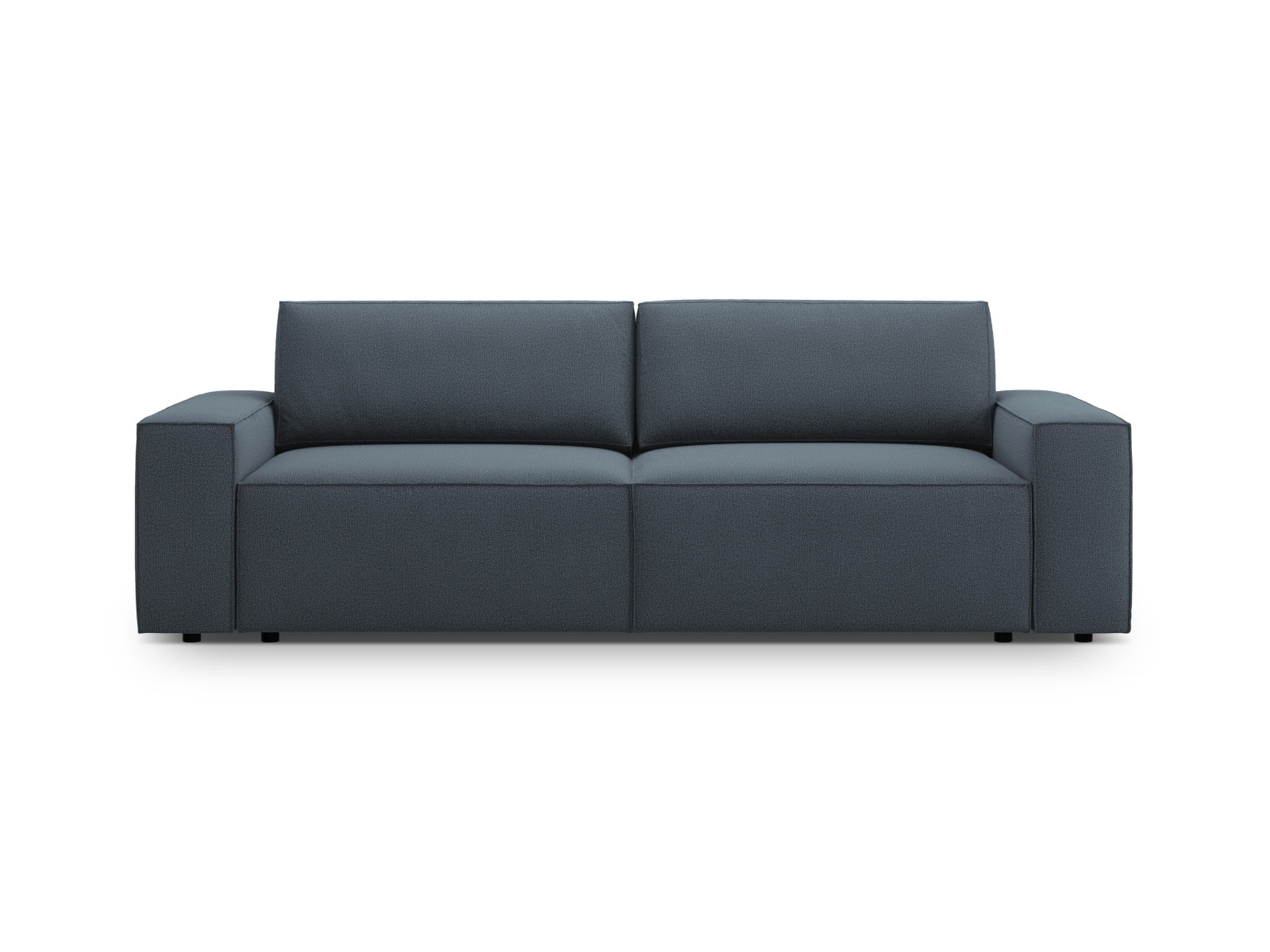 Jodie Sofa mit Schlaffunktion und Stauraumbox 3 Sitzer in Blue präsentiert im Onlineshop von KAQTU Design AG. Bett ist von Micadoni