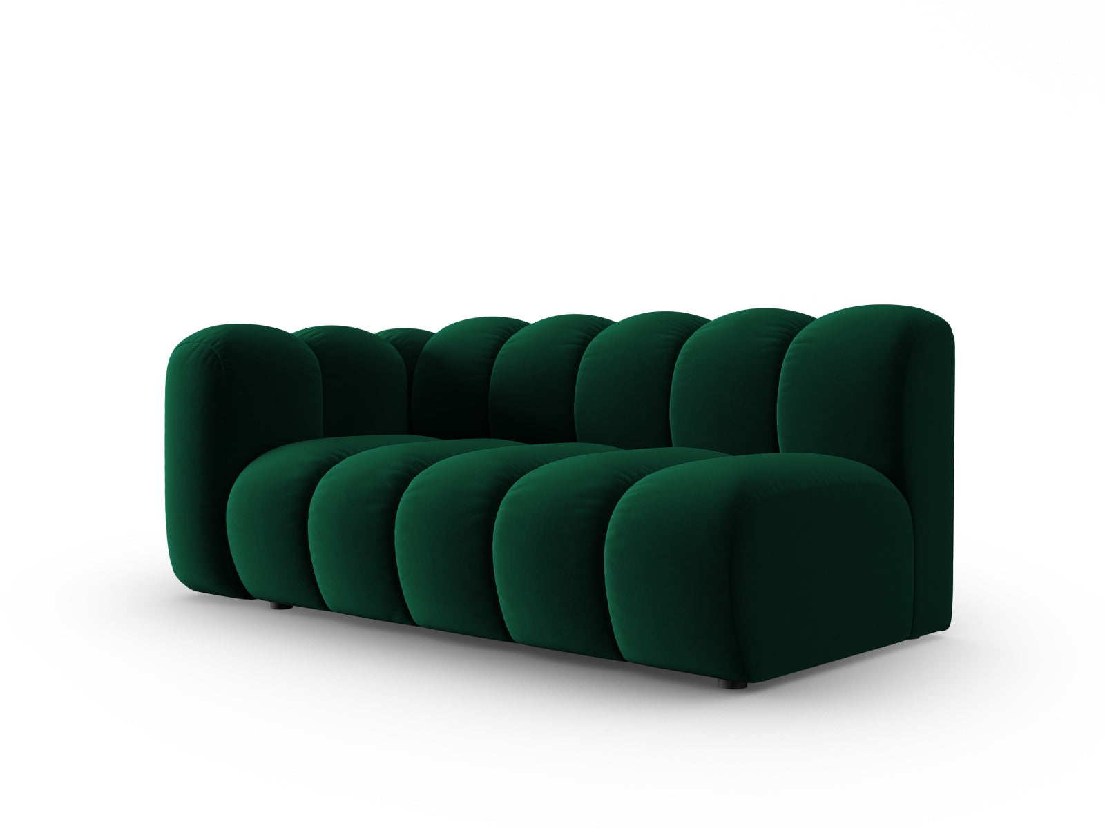 Lupine Velour links Modular Sofa 3 Sitzer in Bottle Green präsentiert im Onlineshop von KAQTU Design AG. Modulares Sofa ist von Micadoni