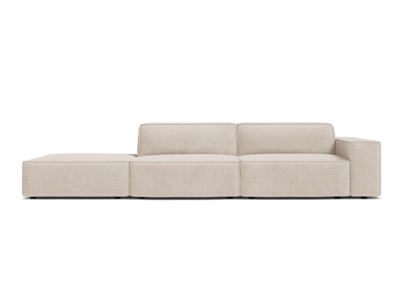3-Sitzer Modulares Sofa links Jodie in Beige-Liberty präsentiert im Onlineshop von KAQTU Design AG. 3er Sofa ist von Micadoni