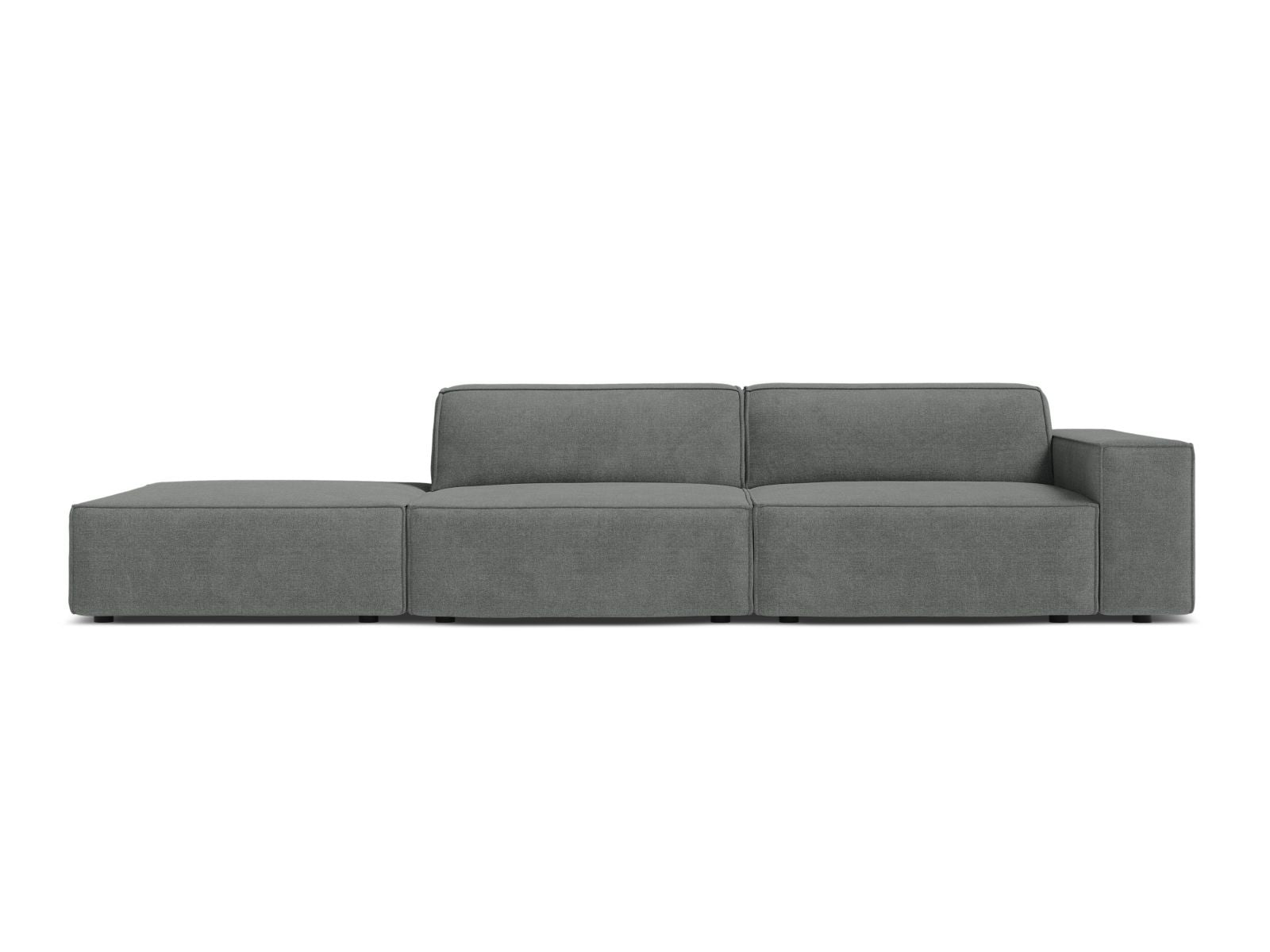 3-Sitzer Modulares Sofa links Jodie in Grey-Liberty präsentiert im Onlineshop von KAQTU Design AG. 3er Sofa ist von Micadoni