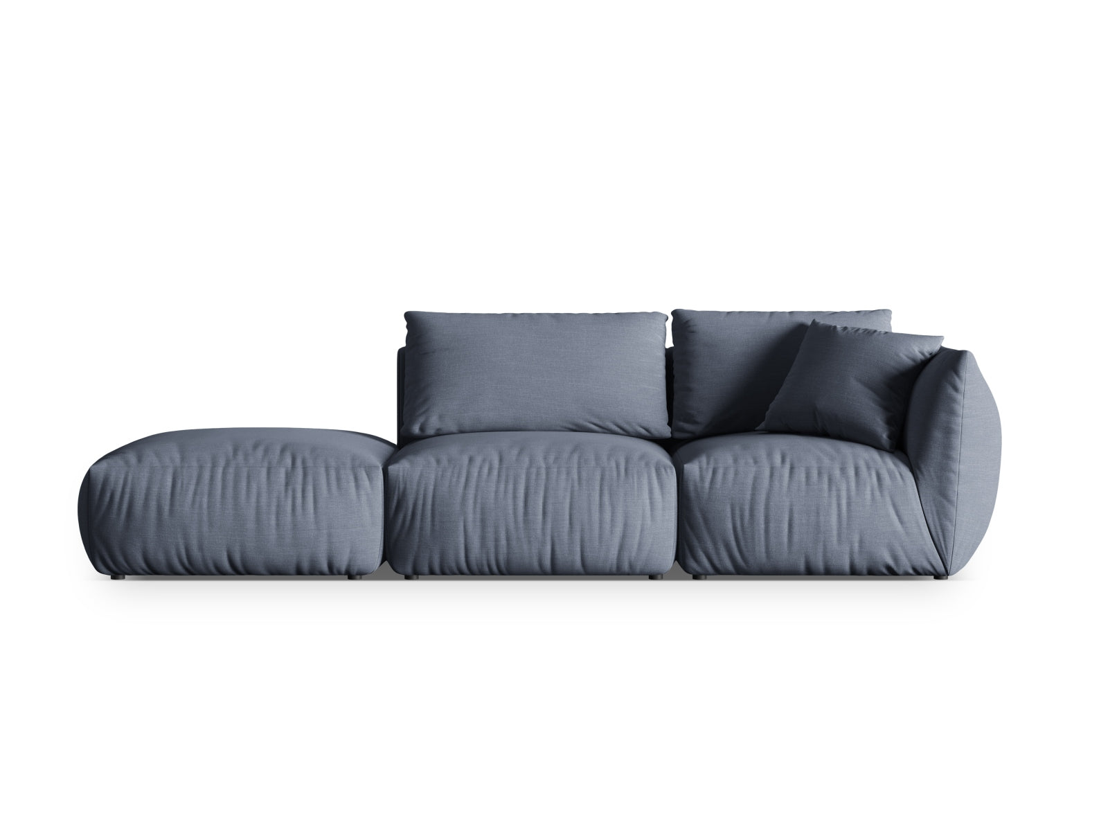 Chris Modular Sofa links 3 Sitzer in Light Green-LINS präsentiert im Onlineshop von KAQTU Design AG. Modulares Sofa ist von Micadoni