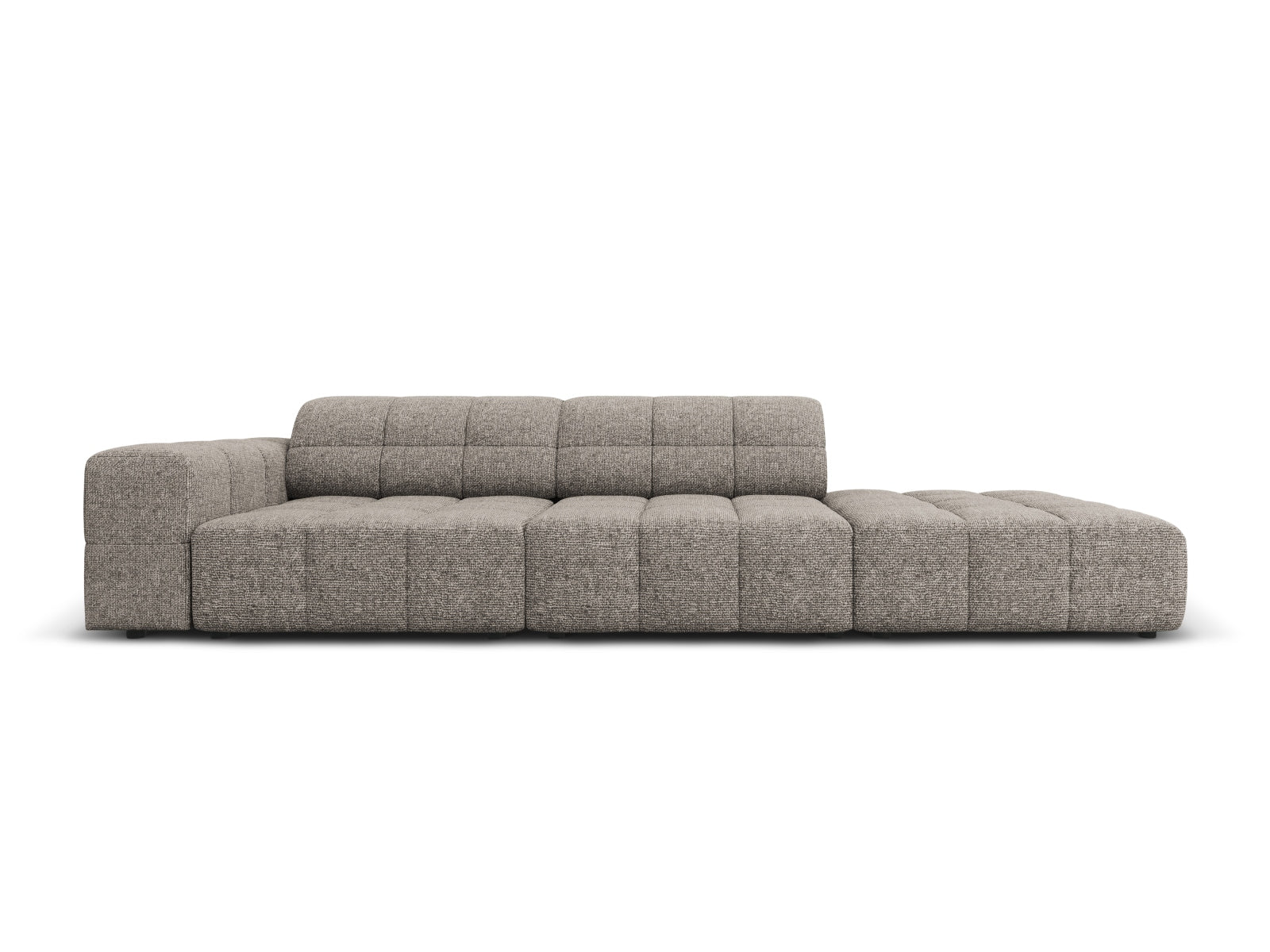 Jennifer Sofa rechts 3 Sitzer in Grey präsentiert im Onlineshop von KAQTU Design AG. 3er Sofa ist von Micadoni