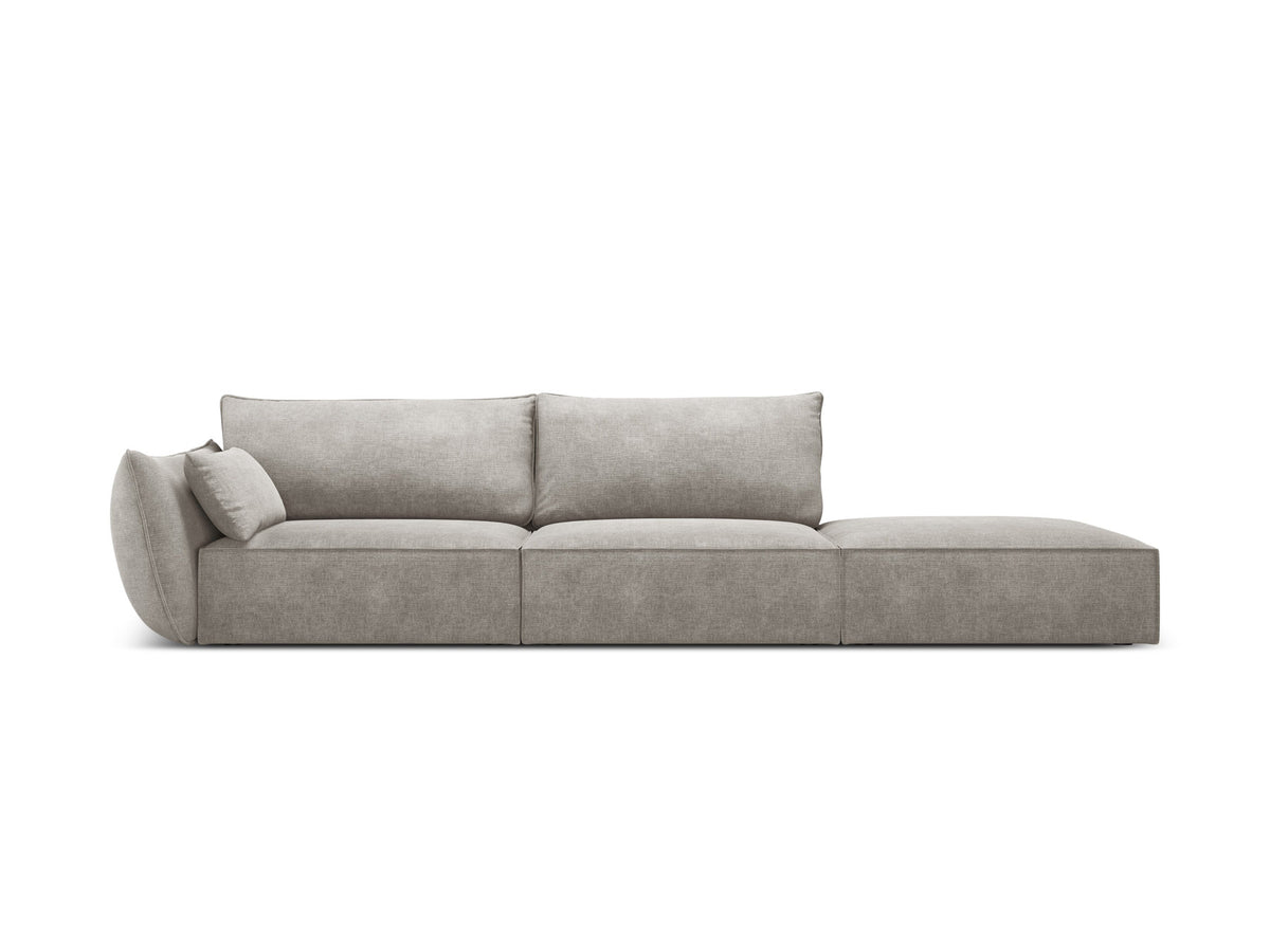 Kaelle Sofa rechts 4 Sitzer in Light Grey-Over The Horizon präsentiert im Onlineshop von KAQTU Design AG. L-Sofa rechts ist von Micadoni