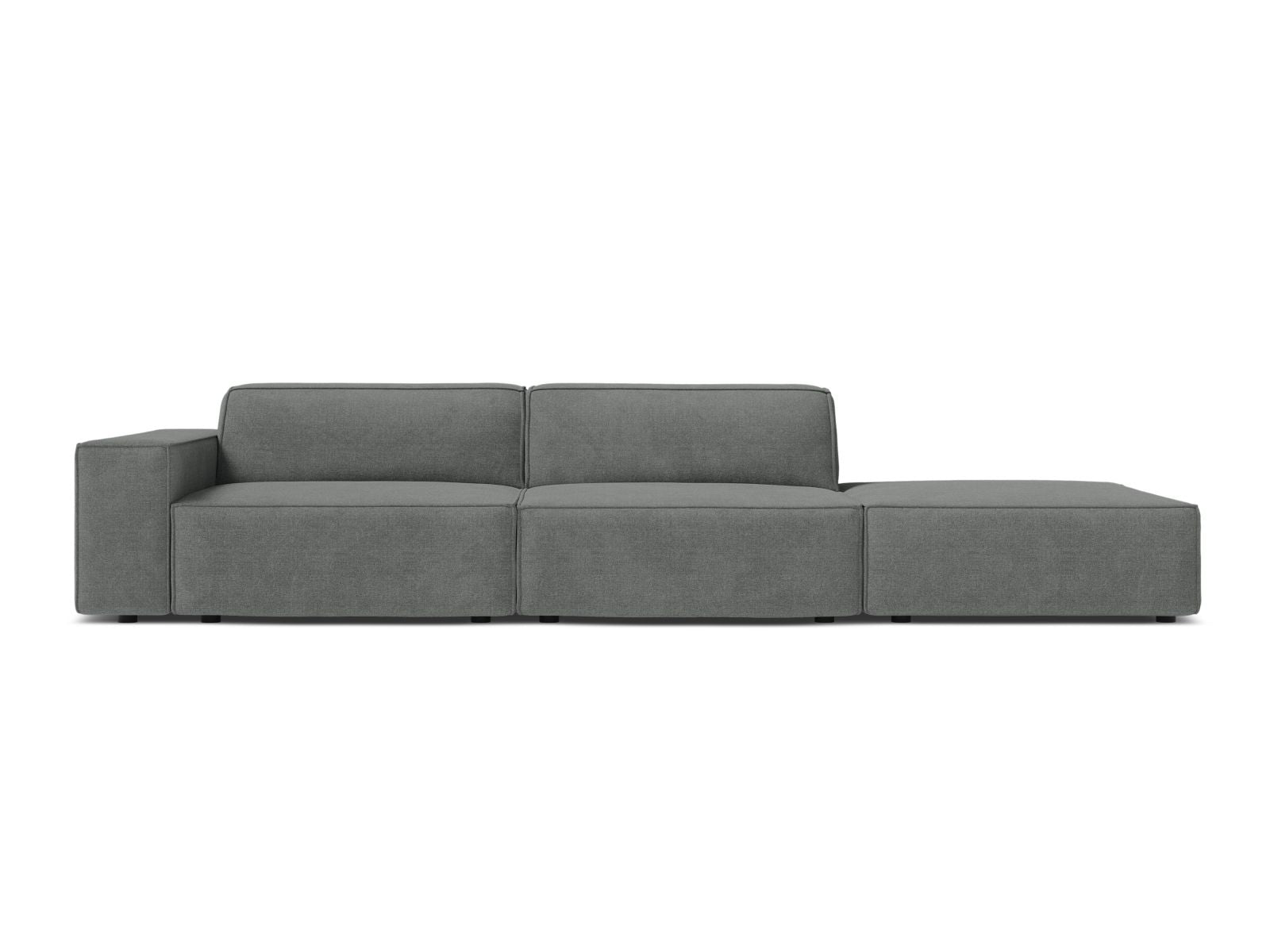 3-Sitzer Modular Sofa rechts Jodie in Grey-Liberty präsentiert im Onlineshop von KAQTU Design AG. 3er Sofa ist von Micadoni