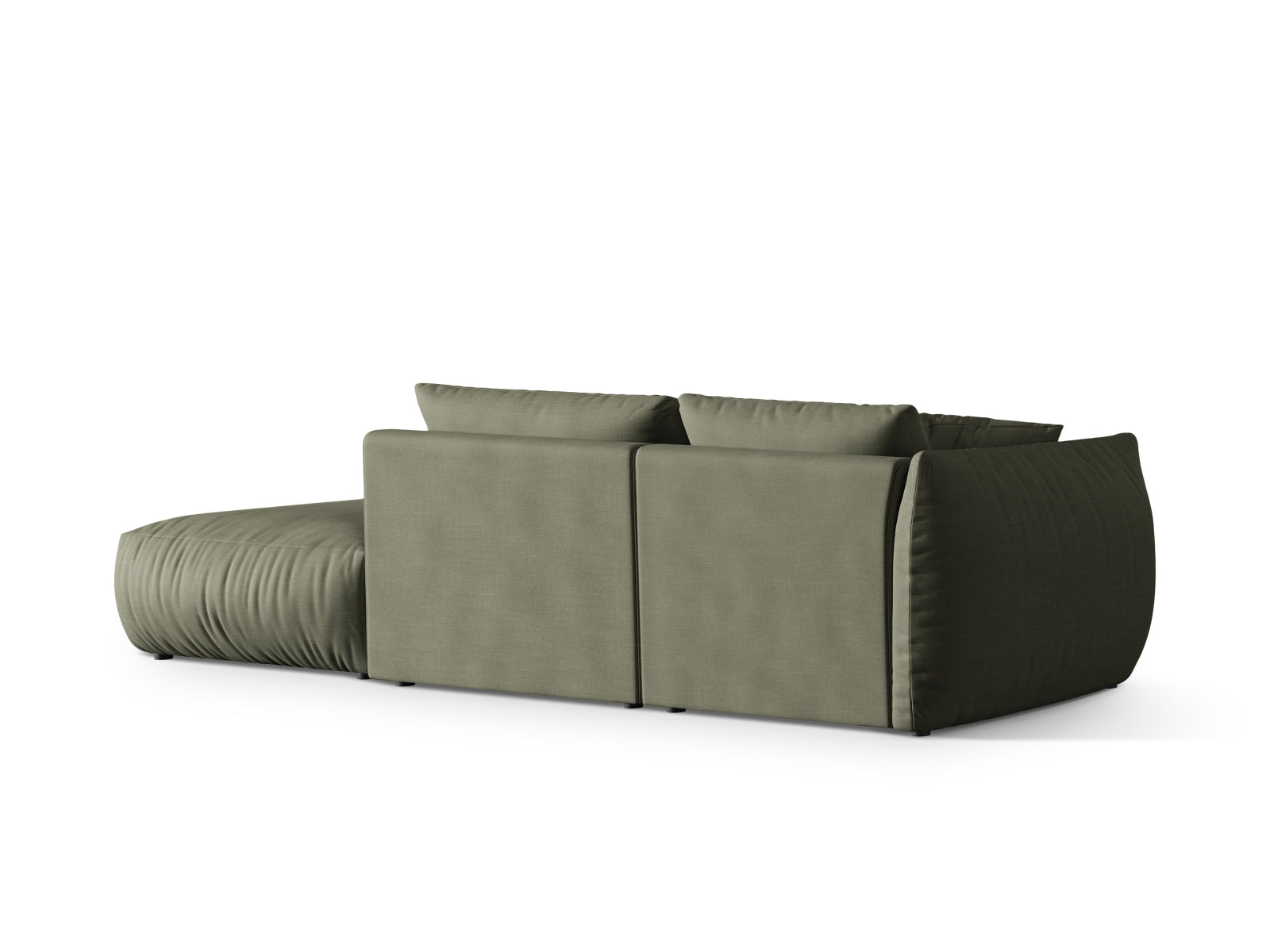 Elegantes Chris Modular Sofa in sanftem Blau, 3-Sitzer von Micadoni, vereint modernes Design und hohen Sitzkomfort für Ihr Zuhause.