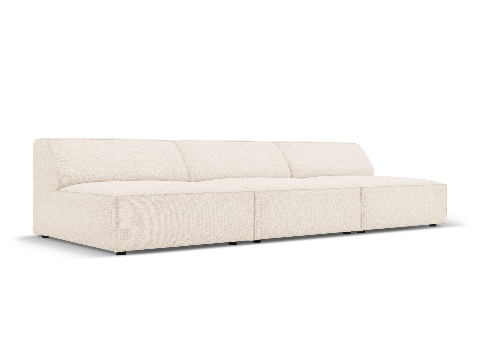 Jodie Modulares Sofa 3 Sitzer in Light Beige präsentiert im Onlineshop von KAQTU Design AG. 3er Sofa ist von Micadoni