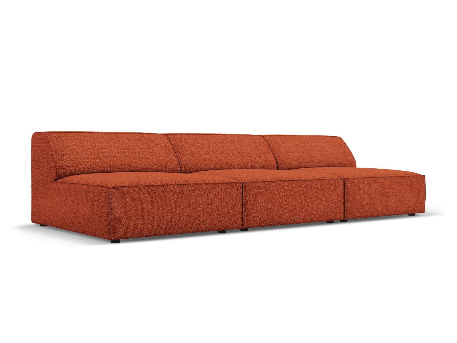 Jodie Modulares Sofa 3 Sitzer in Terracotta präsentiert im Onlineshop von KAQTU Design AG. 3er Sofa ist von Micadoni