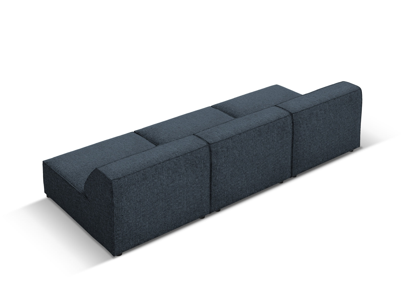 Jodie Modulares Sofa 3 Sitzer in Royal Blue präsentiert im Onlineshop von KAQTU Design AG. 3er Sofa ist von Micadoni