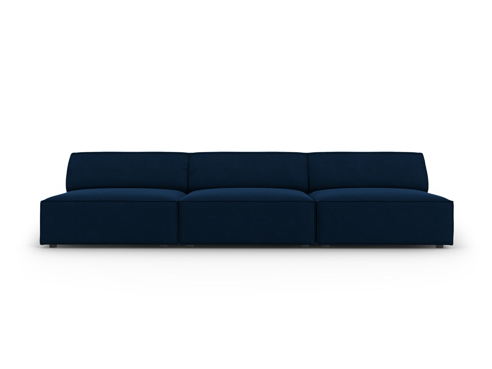 Jodie Velour modulares Sofa 3 Sitzer in Royal Blue präsentiert im Onlineshop von KAQTU Design AG. 3er Sofa ist von Micadoni