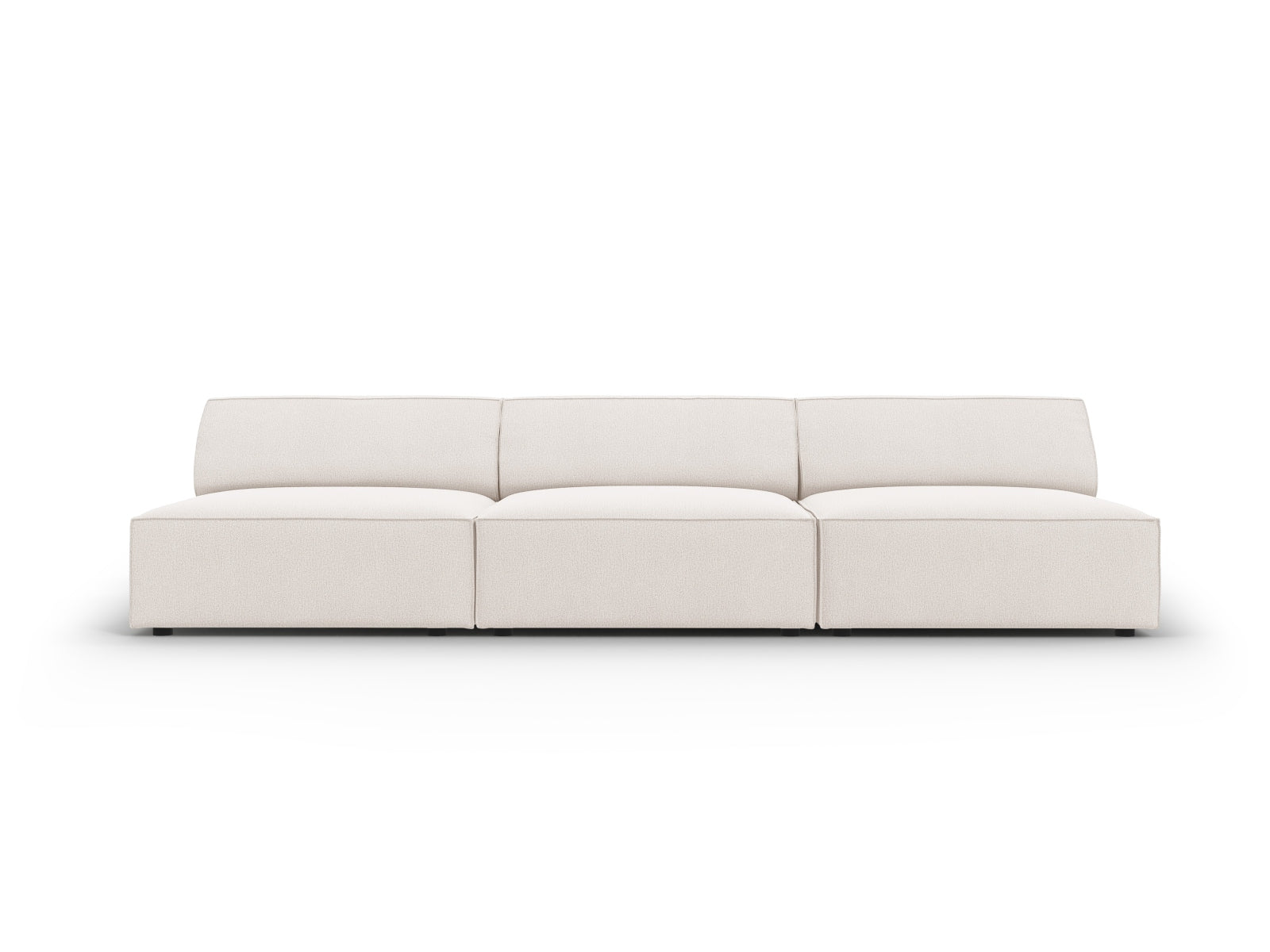 Jodie Modulares Sofa 3 Sitzer in Light Beige präsentiert im Onlineshop von KAQTU Design AG. 3er Sofa ist von Micadoni