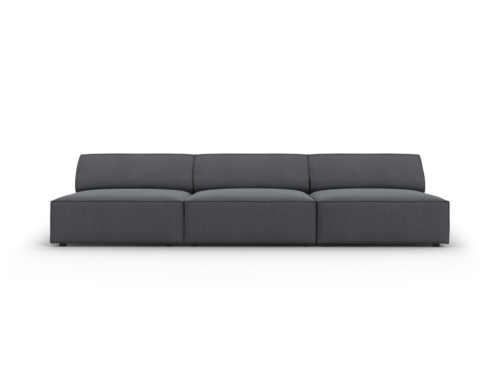 Jodie Modulares Sofa 3 Sitzer in Dark Grey präsentiert im Onlineshop von KAQTU Design AG. 3er Sofa ist von Micadoni