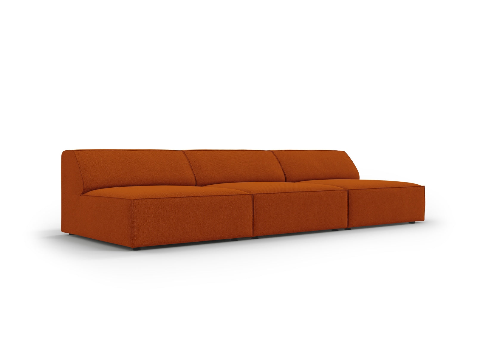 Jodie Modulares Sofa 3 Sitzer in Terracotta präsentiert im Onlineshop von KAQTU Design AG. 3er Sofa ist von Micadoni
