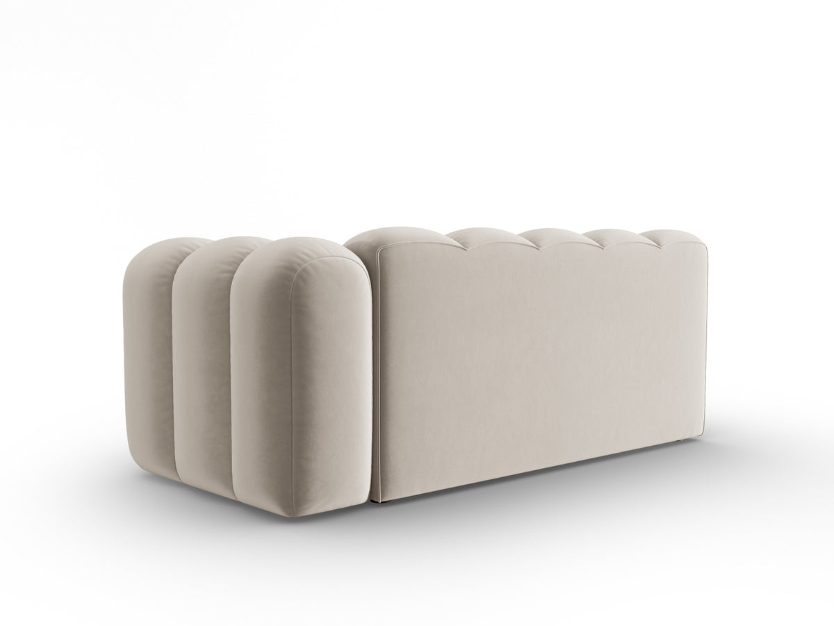 Lupine Velour Modular Sofa rechts 3 Sitzer in Beige-Salvador präsentiert im Onlineshop von KAQTU Design AG. Modulares Sofa ist von Micadoni
