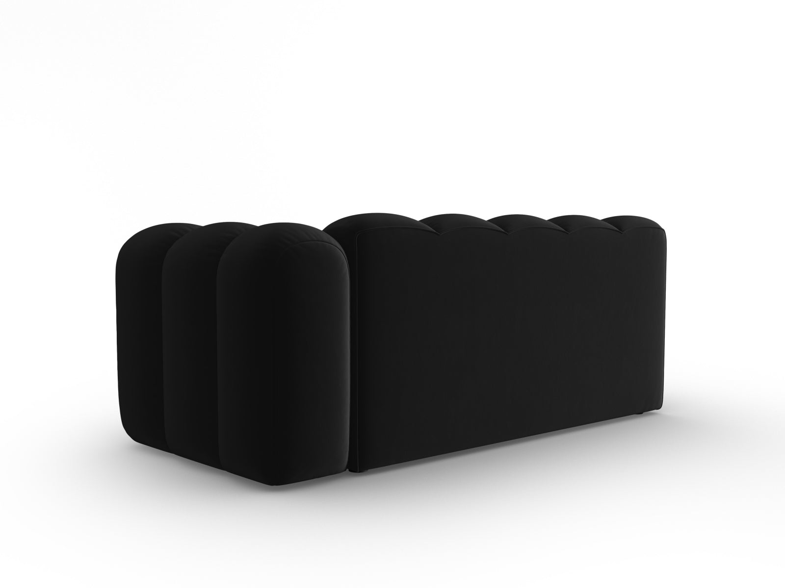 Lupine Velour Modular Sofa rechts 3 Sitzer in Black präsentiert im Onlineshop von KAQTU Design AG. Modulares Sofa ist von Micadoni