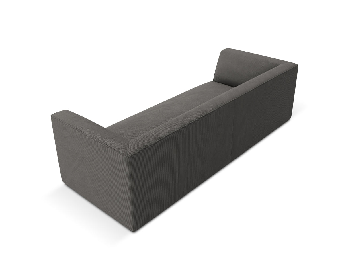 Ruby Sofa 3 Sitzer in Dark Grey-Scala präsentiert im Onlineshop von KAQTU Design AG. 3er Sofa ist von Micadoni