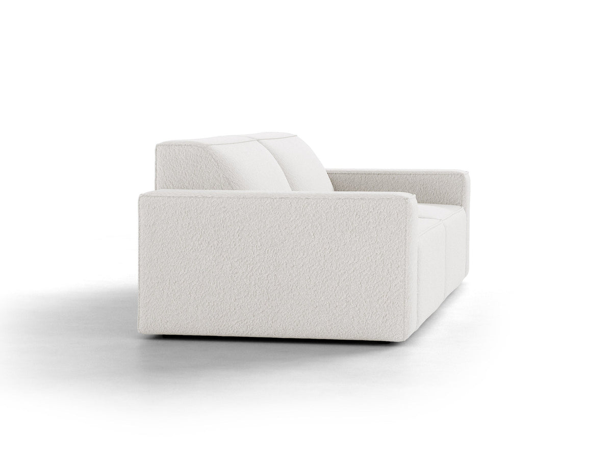 Jodie Boucle modulares Sofa 3 Sitzer in White-Baloo präsentiert im Onlineshop von KAQTU Design AG. 3er Sofa ist von Micadoni