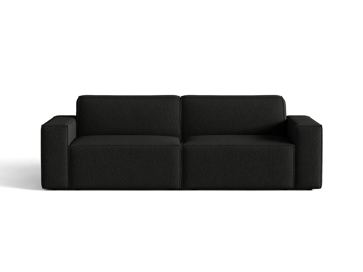 Jodie Boucle modulares Sofa 3 Sitzer in Black-Baloo präsentiert im Onlineshop von KAQTU Design AG. 3er Sofa ist von Micadoni