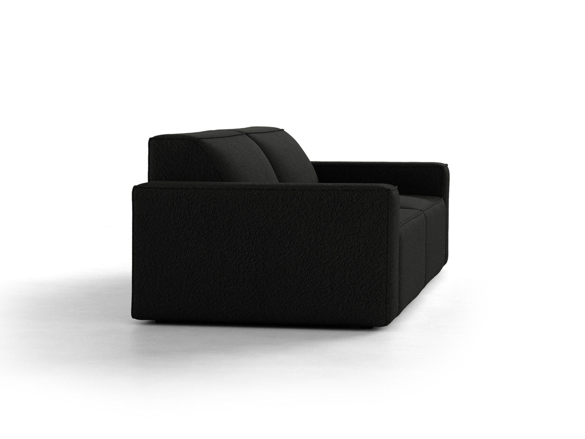 Jodie Boucle modulares Sofa 3 Sitzer in Black-Baloo präsentiert im Onlineshop von KAQTU Design AG. 3er Sofa ist von Micadoni