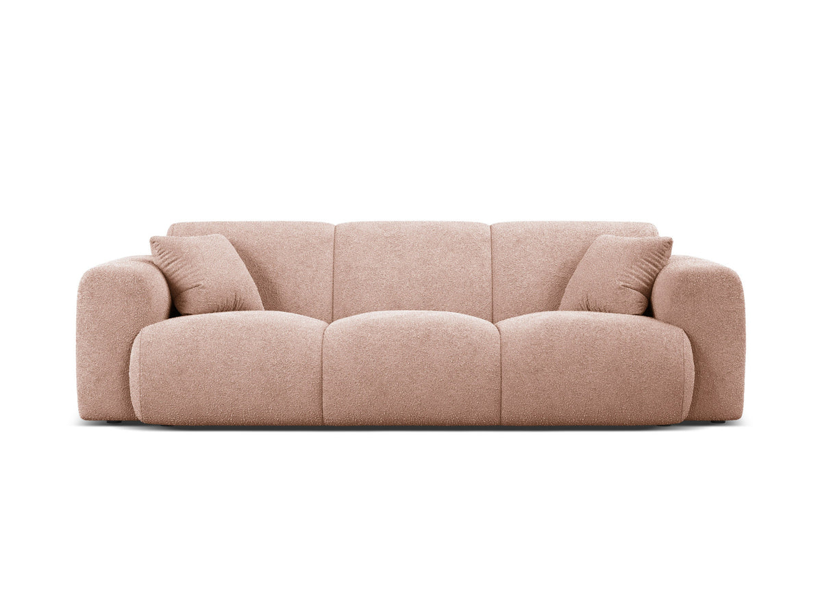 Molino Boucle Sofa 3 Sitzer in Powder Pink-Baloo präsentiert im Onlineshop von KAQTU Design AG. 3er Sofa ist von Micadoni