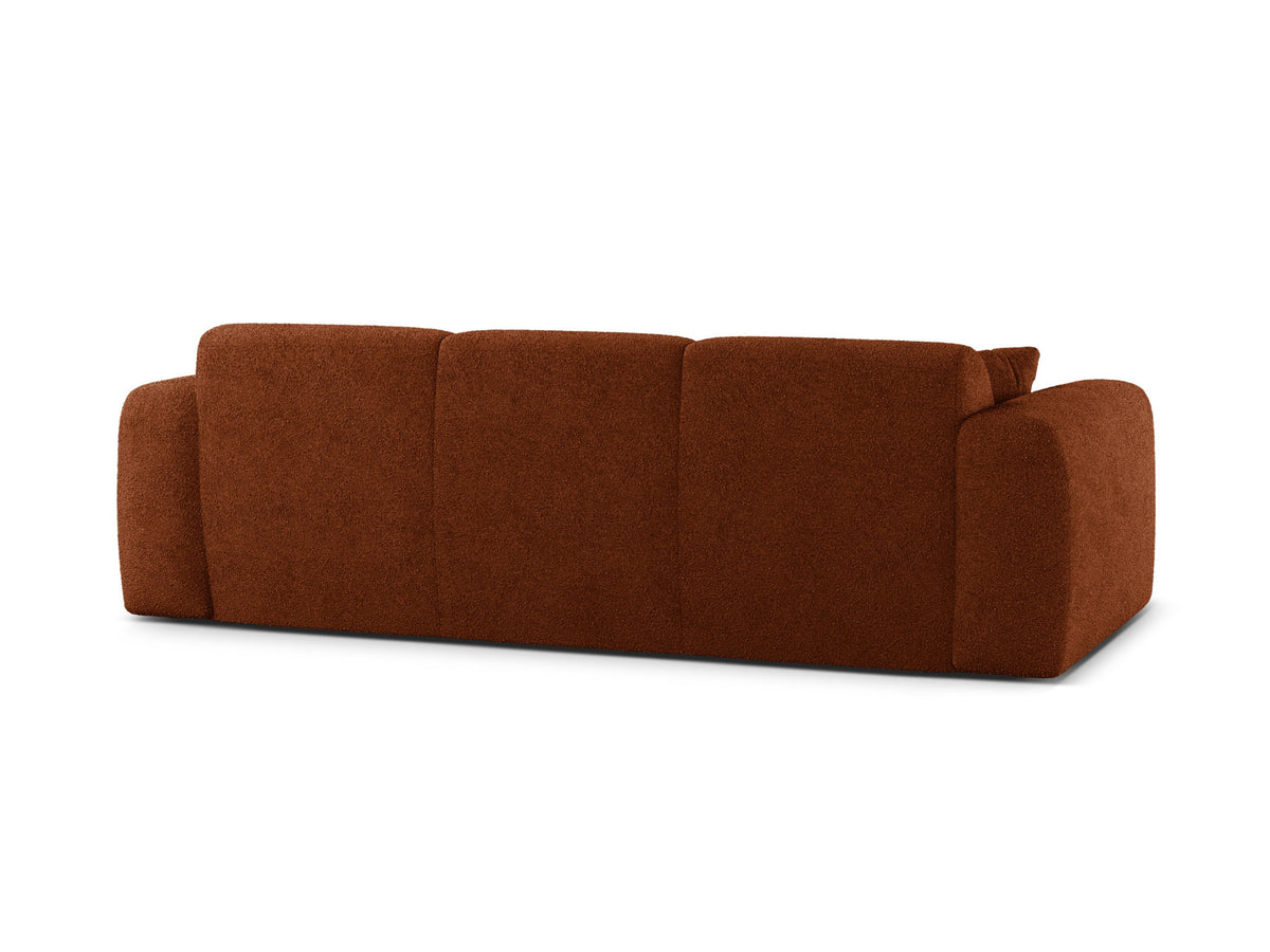 Molino Boucle Sofa 3 Sitzer in Terracotta-Baloo präsentiert im Onlineshop von KAQTU Design AG. 3er Sofa ist von Micadoni