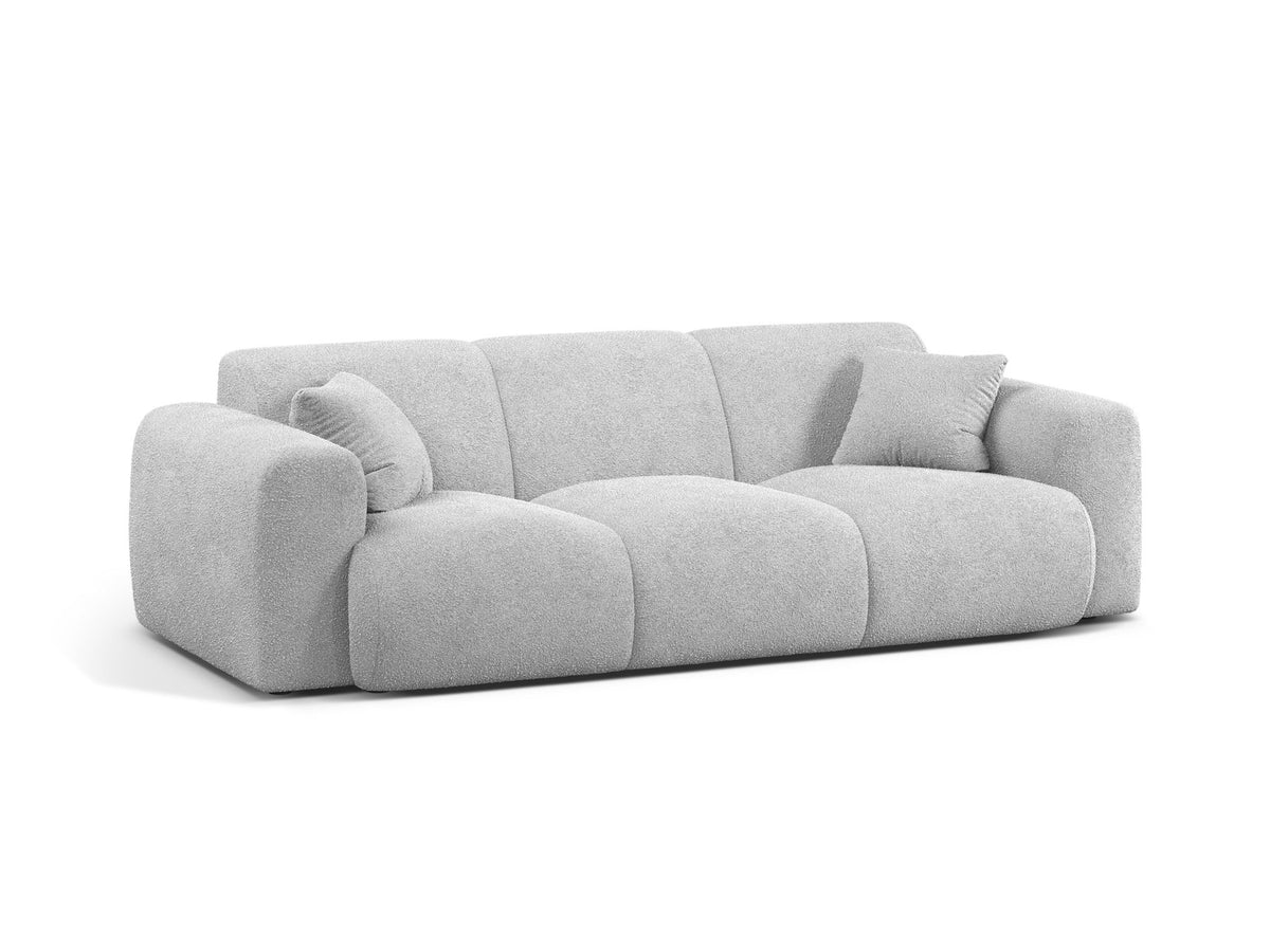 Molino Boucle Sofa 3 Sitzer in Light Grey-Baloo präsentiert im Onlineshop von KAQTU Design AG. 3er Sofa ist von Micadoni