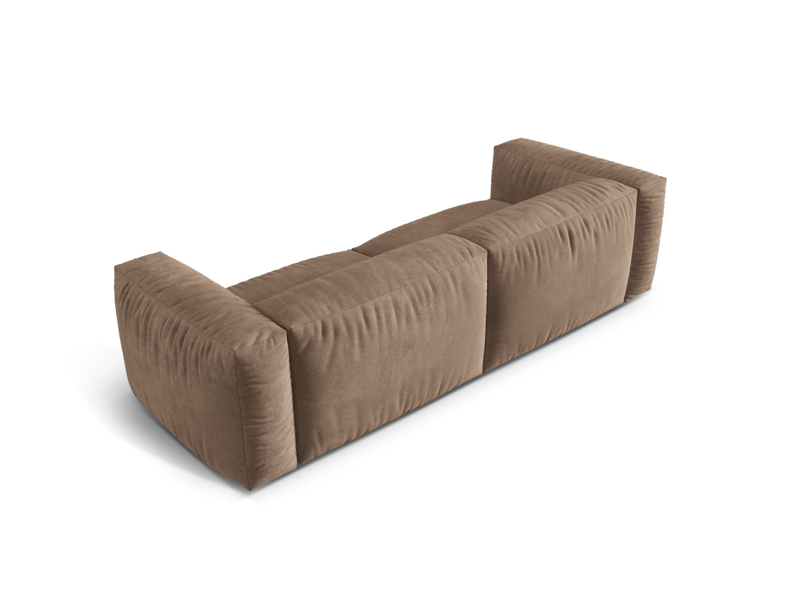 Martina Modulares Sofa 3 Sitzer in Dark Beige präsentiert im Onlineshop von KAQTU Design AG. 3er Sofa ist von Micadoni
