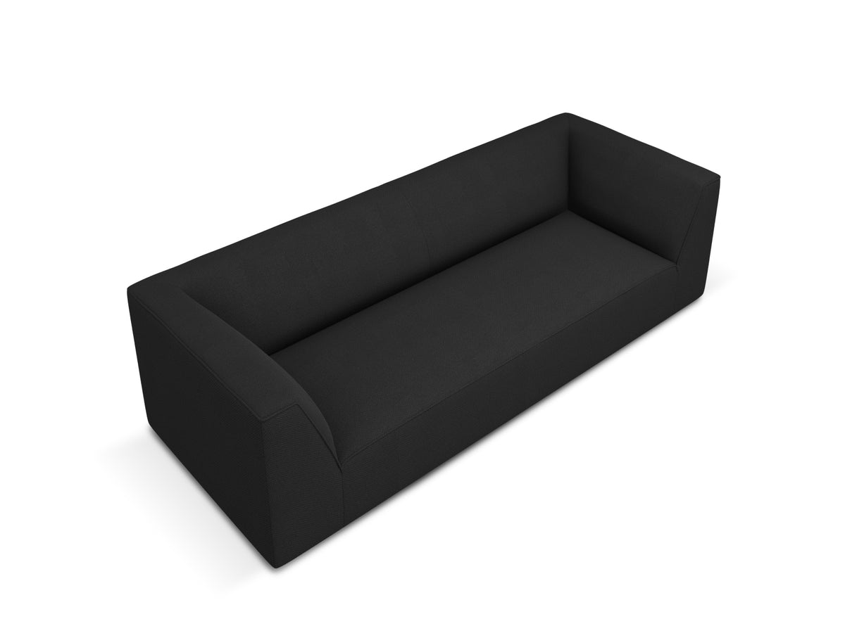 Ruby Sofa 3 Sitzer in Black-Ottawa präsentiert im Onlineshop von KAQTU Design AG. 3er Sofa ist von Micadoni