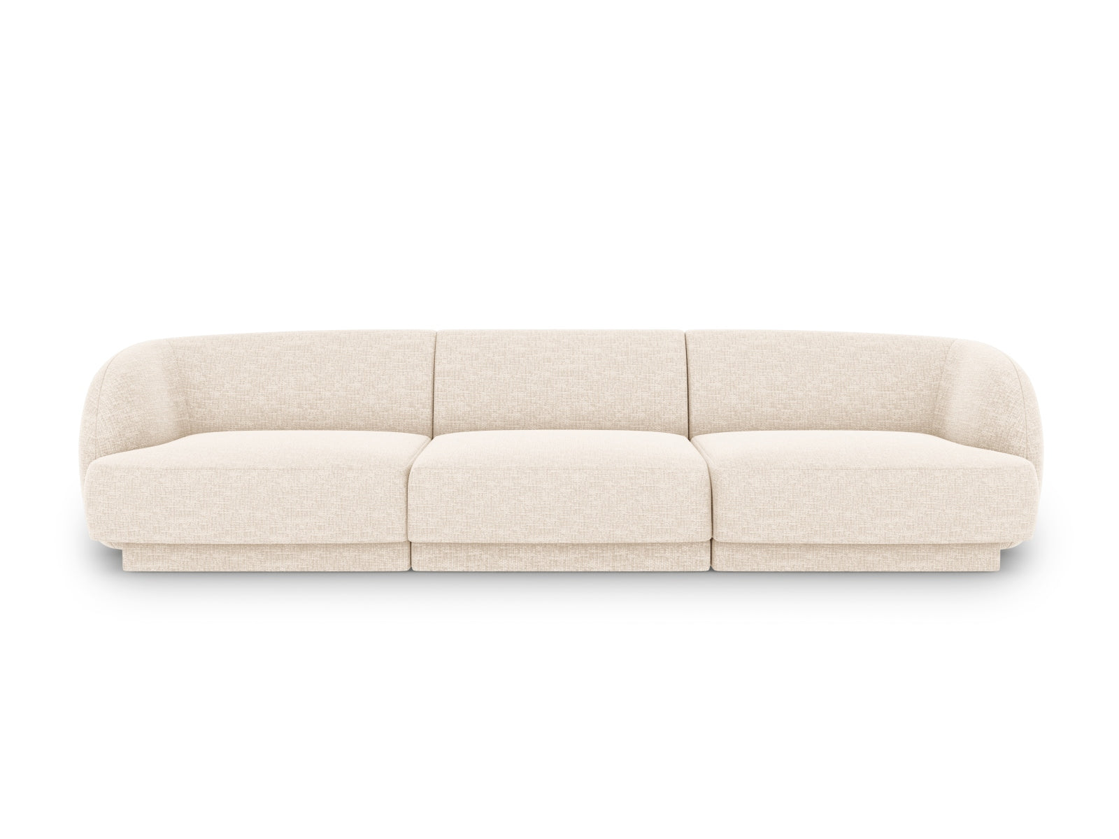 Miley Sofa 3 Sitzer in Light Beige präsentiert im Onlineshop von KAQTU Design AG. 3er Sofa ist von Micadoni