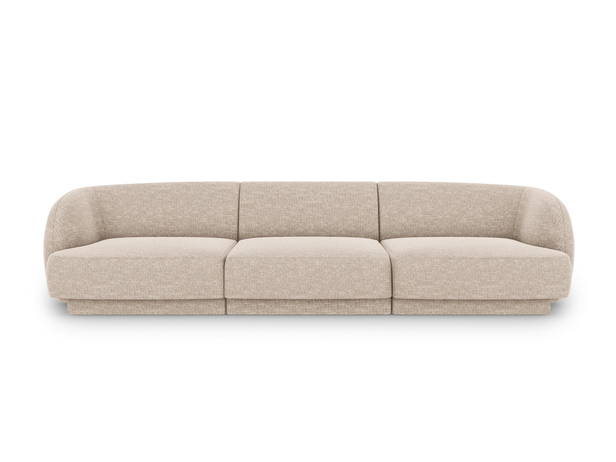 Miley Sofa 3 Sitzer in Beige-Haga präsentiert im Onlineshop von KAQTU Design AG. 3er Sofa ist von Micadoni
