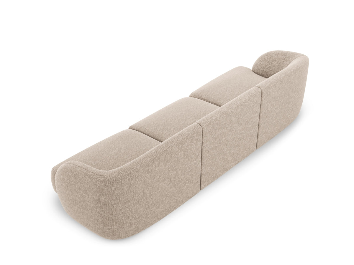 Miley Sofa 3 Sitzer in Beige-Haga präsentiert im Onlineshop von KAQTU Design AG. 3er Sofa ist von Micadoni