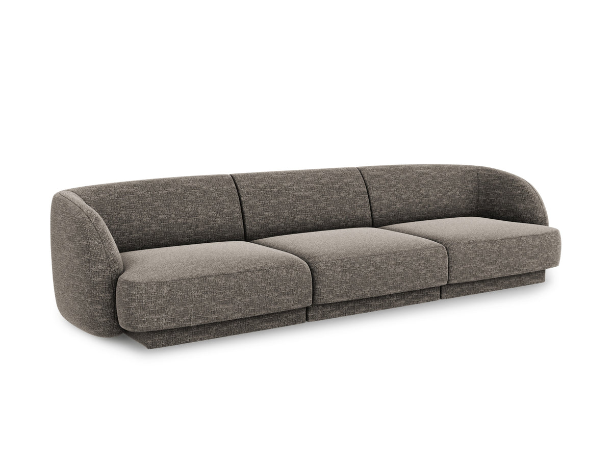 Miley Sofa 3 Sitzer in Grey-Haga präsentiert im Onlineshop von KAQTU Design AG. 3er Sofa ist von Micadoni