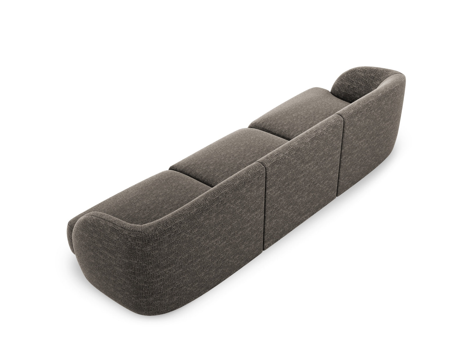 Miley Sofa 3 Sitzer in Grey präsentiert im Onlineshop von KAQTU Design AG. 3er Sofa ist von Micadoni