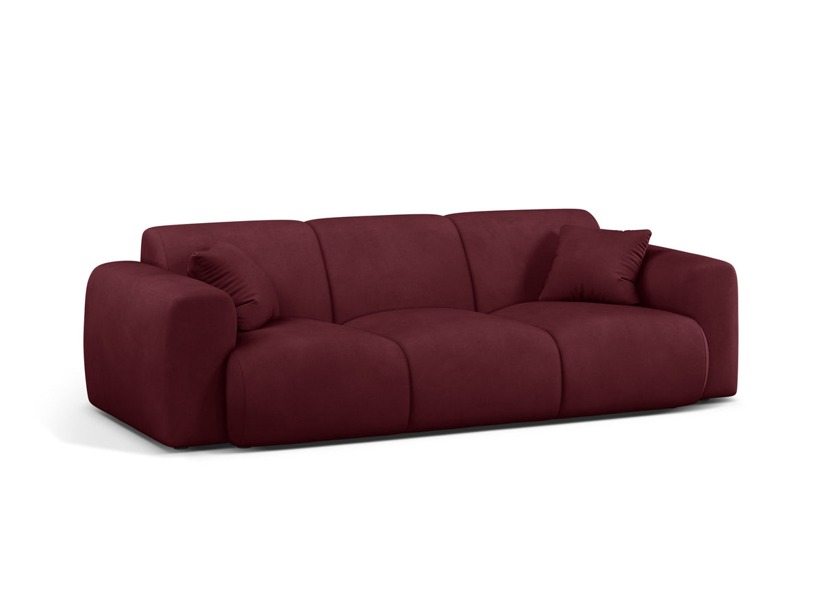 Molino Sofa 3 Sitzer in Bordeaux-Rebel präsentiert im Onlineshop von KAQTU Design AG. 3er Sofa ist von Micadoni