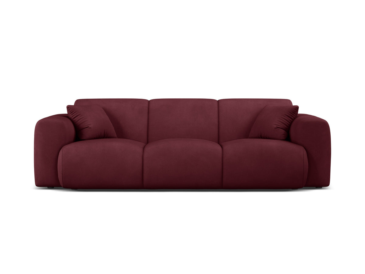 Molino Sofa 3 Sitzer in Bordeaux-Rebel präsentiert im Onlineshop von KAQTU Design AG. 3er Sofa ist von Micadoni
