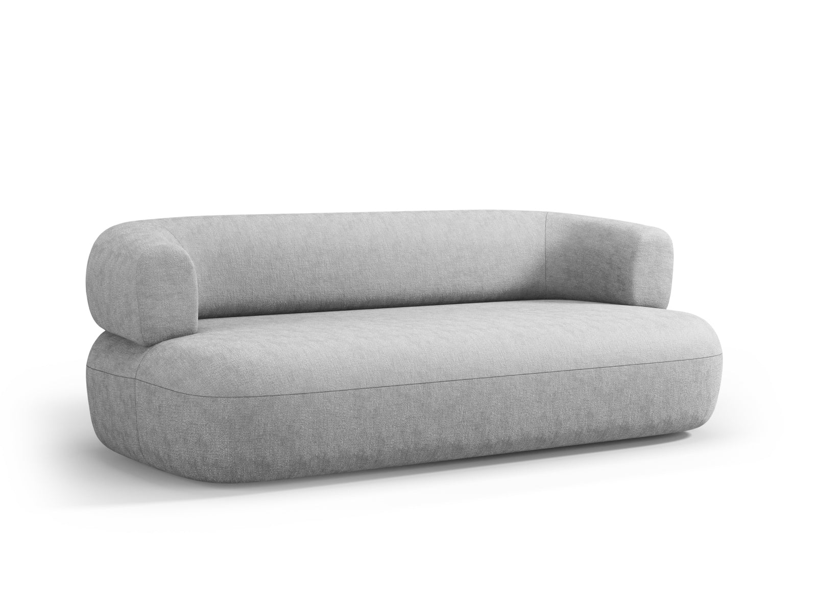 Jenny Sofa 3 Sitzer in Silver präsentiert im Onlineshop von KAQTU Design AG. 3er Sofa ist von Micadoni