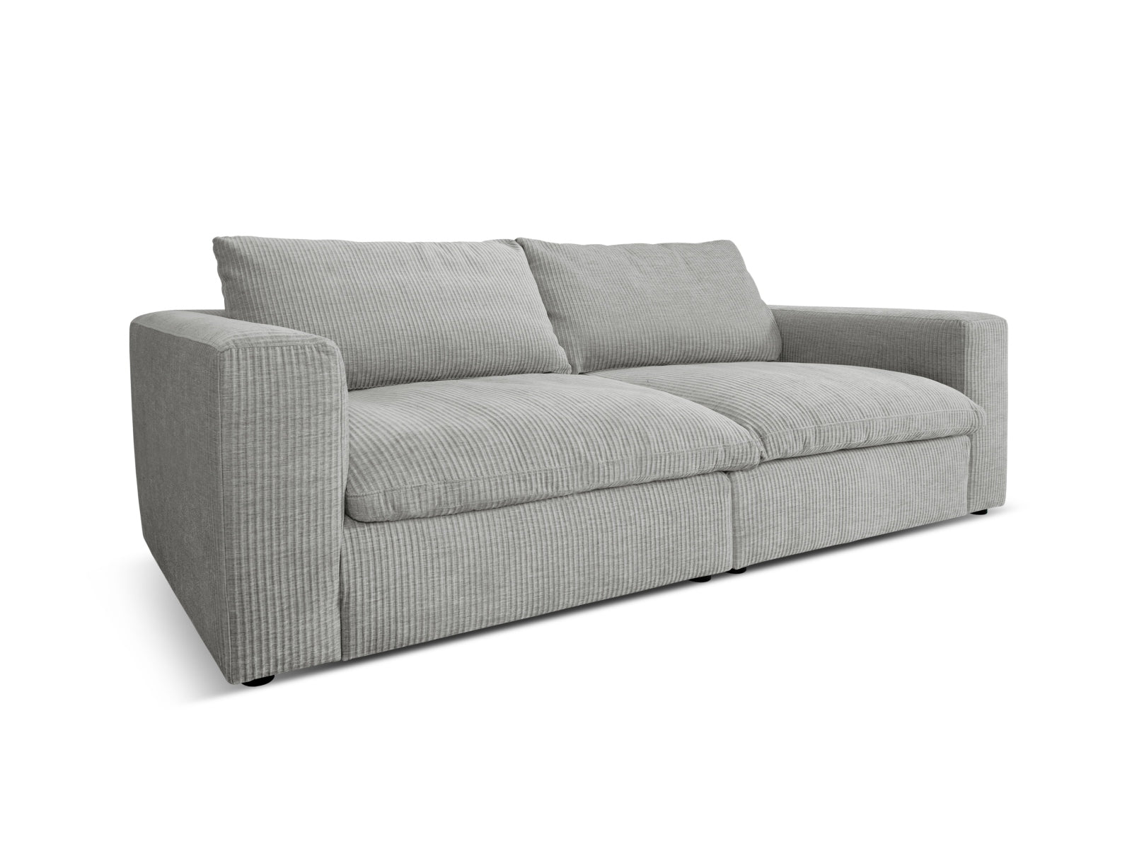 Lazy Modular Sofa 3 Sitzer in Light Grey präsentiert im Onlineshop von KAQTU Design AG. 3er Sofa ist von Micadoni