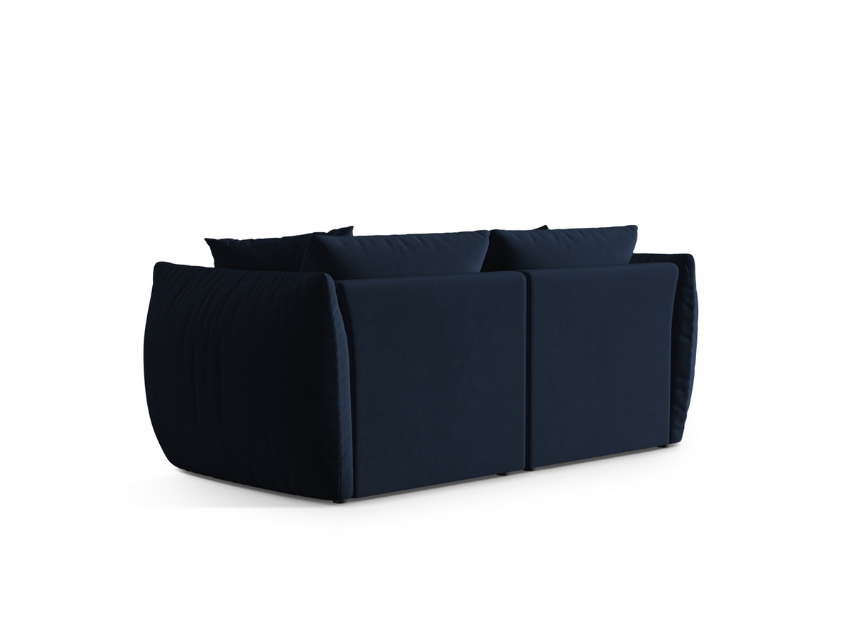Chris Velour Modular Sofa 3 Sitzer in Royal Blue-Casino präsentiert im Onlineshop von KAQTU Design AG. 3er Sofa ist von Micadoni
