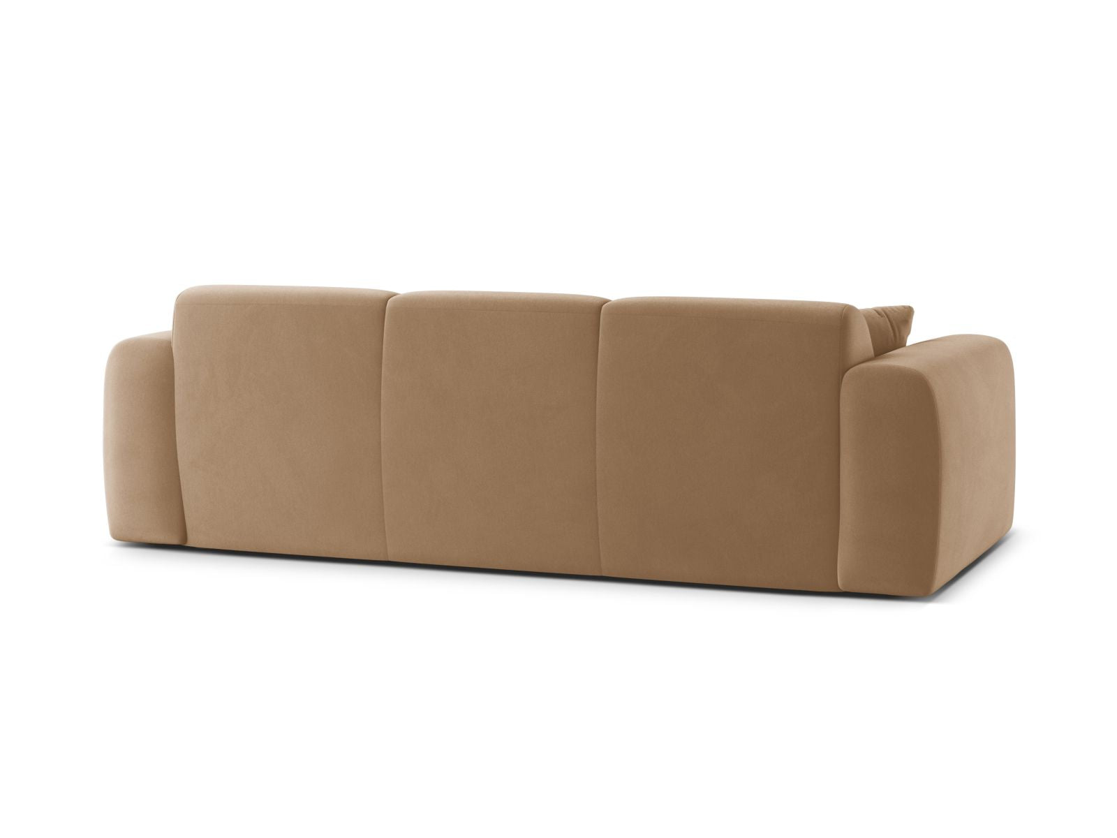 Elegantes 3-Sitzer Sofa Molino von Micadoni in sanften Erdtönen, ideal für einladende Wohnräume und geschmackvolle Akzente.