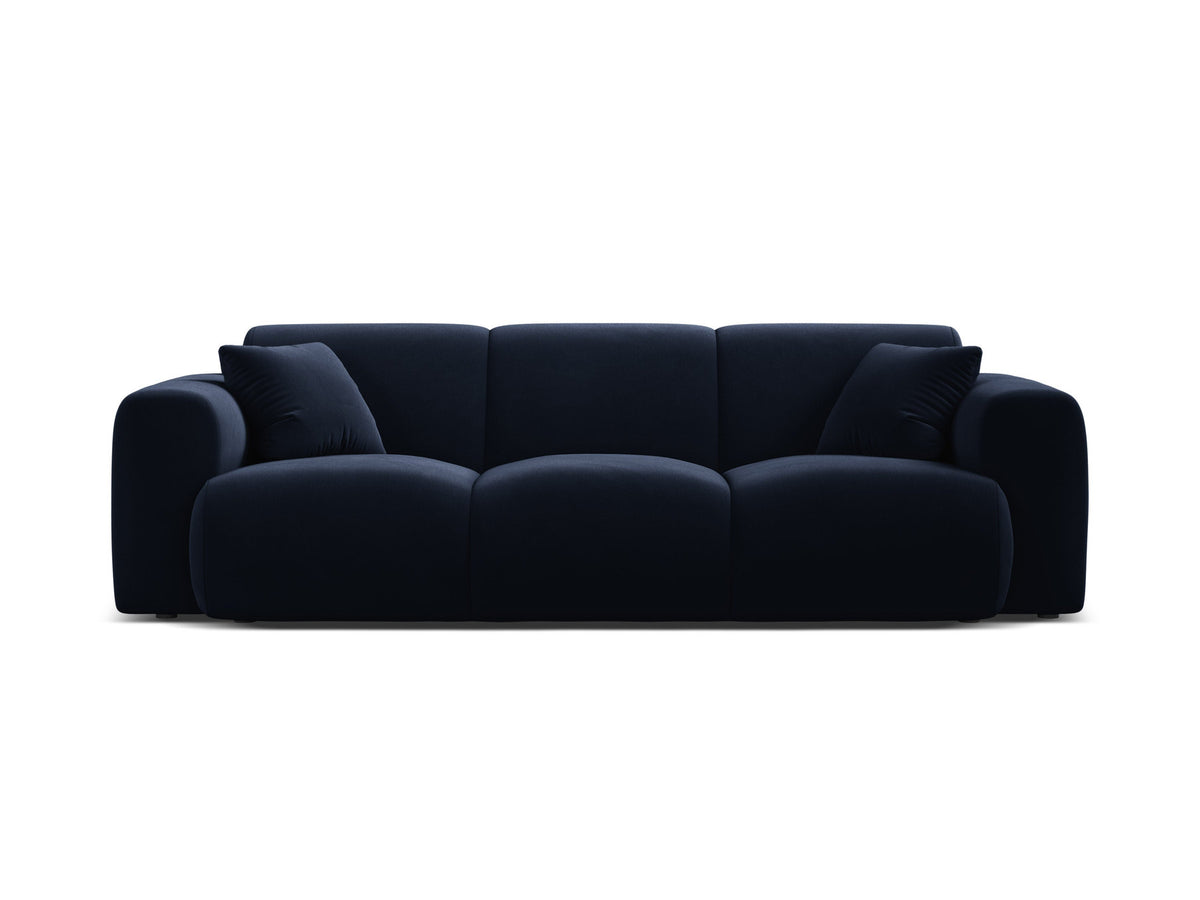 Molino Velour Sofa 3 Sitzer in Royal Blue-Casino präsentiert im Onlineshop von KAQTU Design AG. 3er Sofa ist von Micadoni