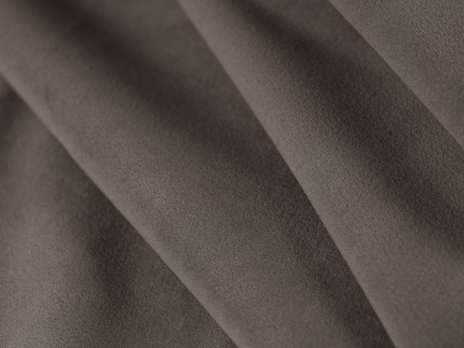 Elegantes 3-Sitzer Sofa Torino aus weichem Velour in edlem Ebony-Casino, ideal für moderne Wohnräume und höchsten Komfort.