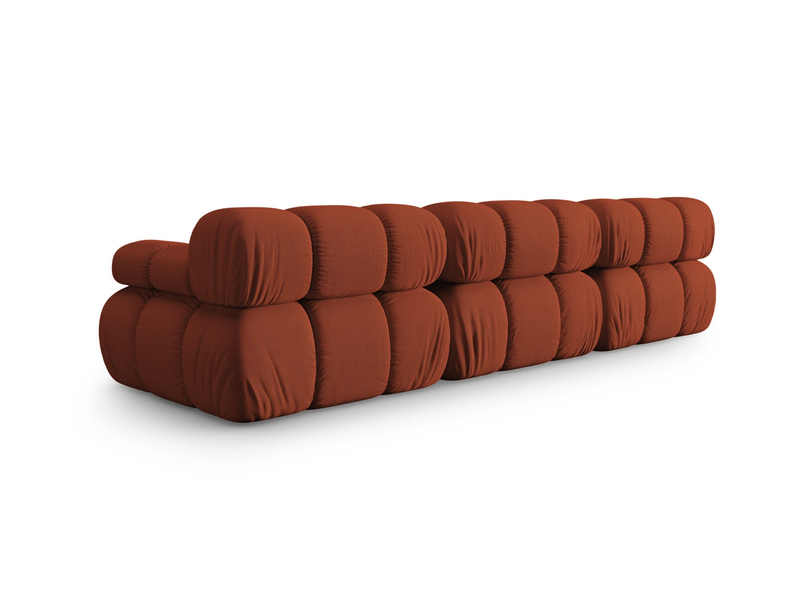 Elegantes 3-Sitzer Sofa Bellis in Brick-Sonic, ideal für stilvolle Wohnräume, vereint Funktionalität und modernes Design.