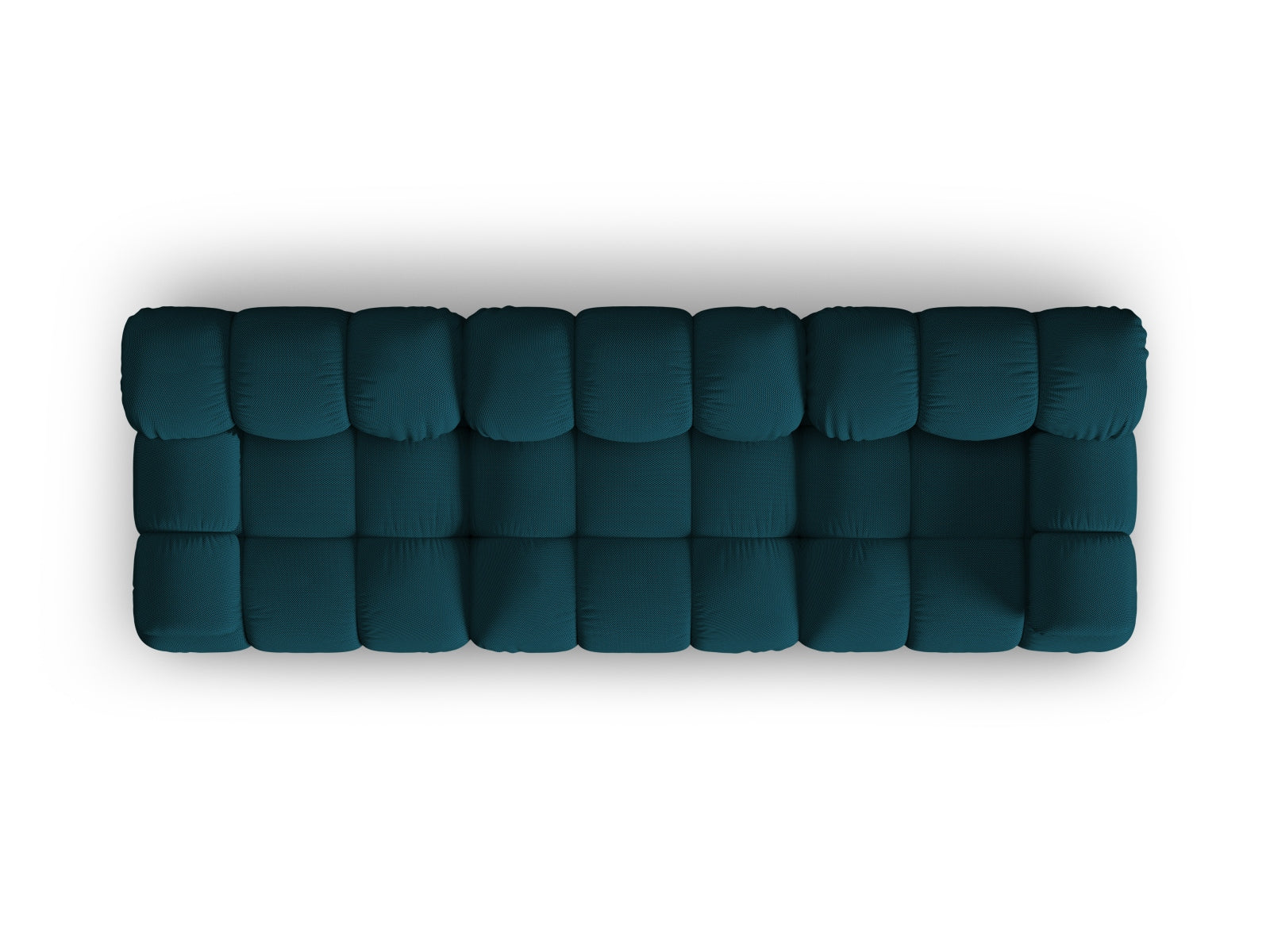 Modulares 3-Sitzer Sofa Bellis in Navy Blue-Sonic, perfekt für moderne Wohnkonzepte und komfortable Entspannung.