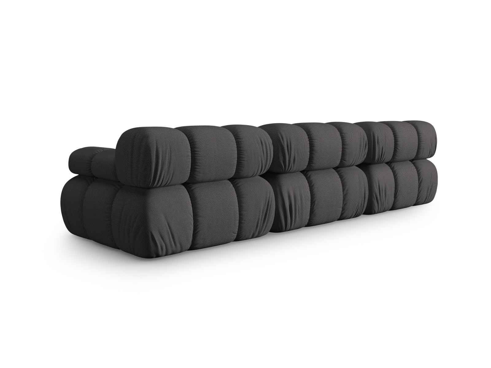 Elegantes Bellis 3-Sitzer Sofa in Espresso-Sonic, ideal für moderne Wohnräume. Modulares Design von Micadoni für individuelle Anpassung.