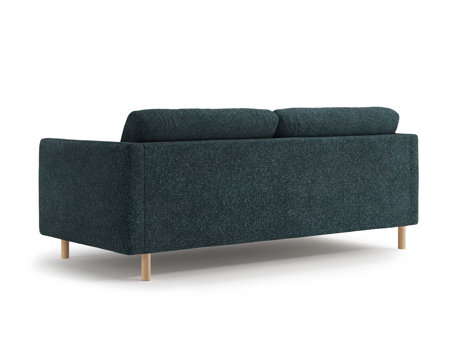 Modernes 3-Sitzer Sofa Eden in ansprechendem Green Blue Melange, perfekt für stilvolle Wohnzimmer, von Micadoni.