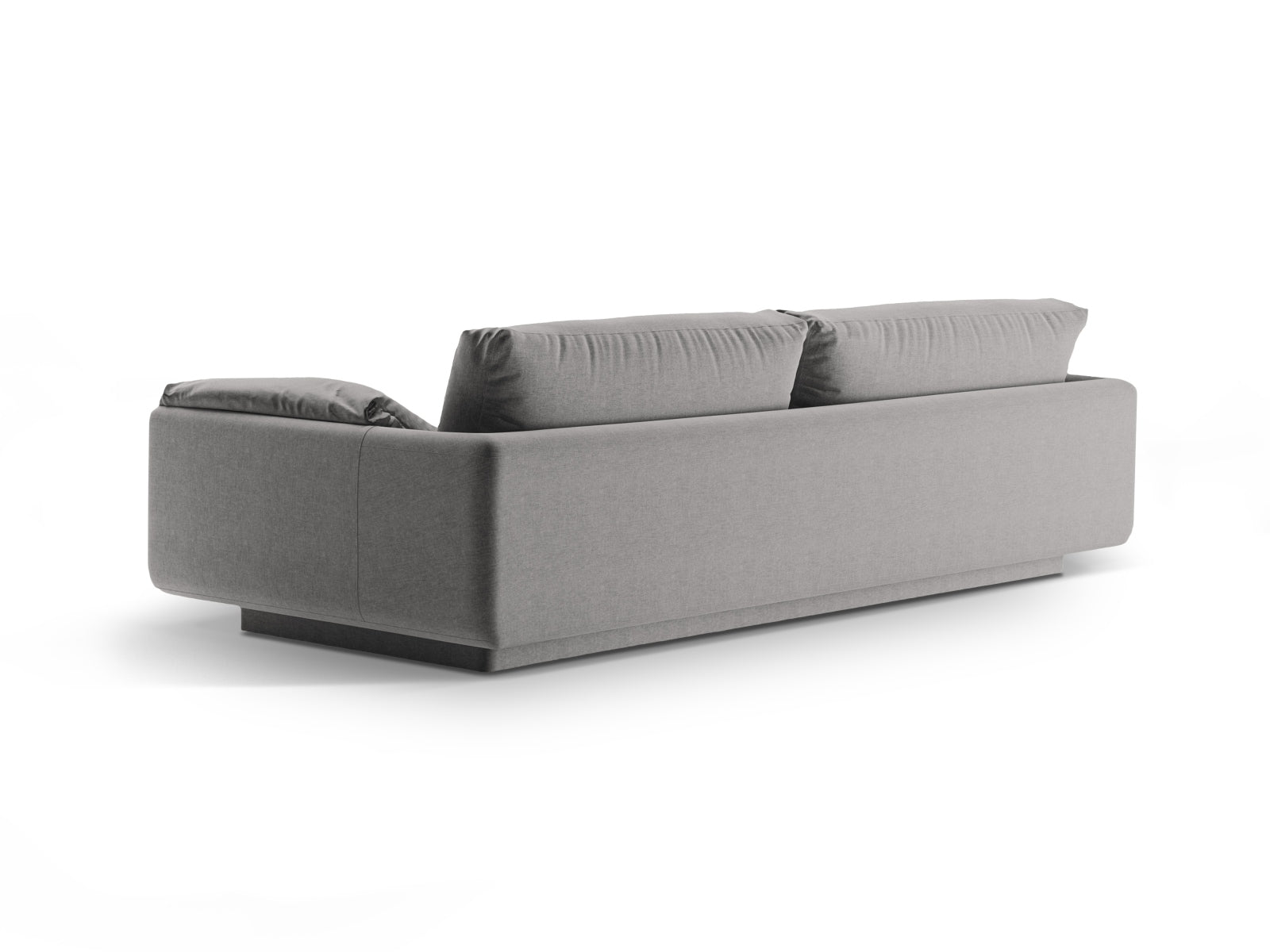 Modernes 3-Sitzer Sofa Torino in sanftem Grau von Micadoni, perfekt für entspannte Stunden und stilvolle Einrichtung.